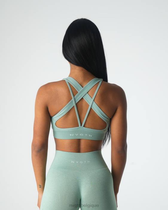 0LFV39 vert sauge aptitude NVGTN femmes inspirer le soutien-gorge sans couture