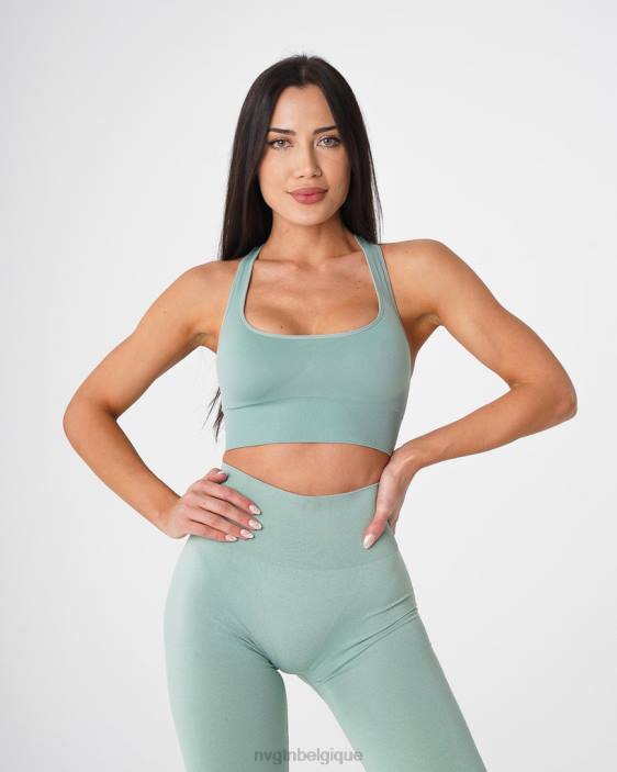 0LFV42 vert sauge aptitude NVGTN femmes enflammer le soutien-gorge sans couture