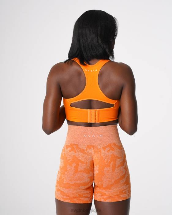 0LFV43 Tangerine aptitude NVGTN femmes enflammer le soutien-gorge sans couture