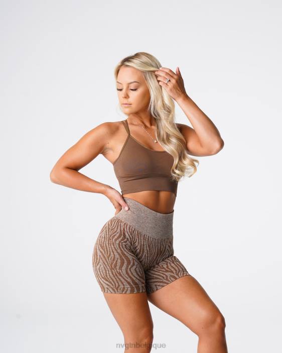 0LFV56 moka aptitude NVGTN femmes soutien-gorge sans couture fleuri