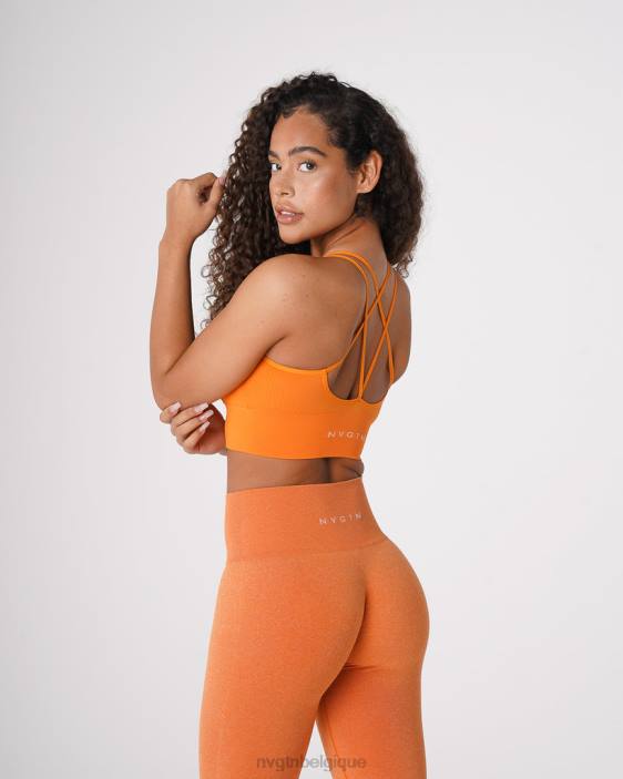 0LFV57 clémentine aptitude NVGTN femmes soutien-gorge sans couture fleuri