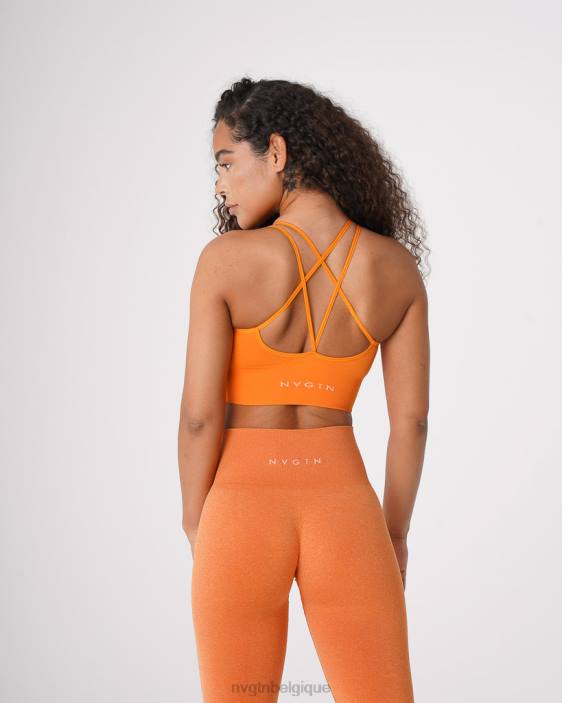 0LFV57 clémentine aptitude NVGTN femmes soutien-gorge sans couture fleuri