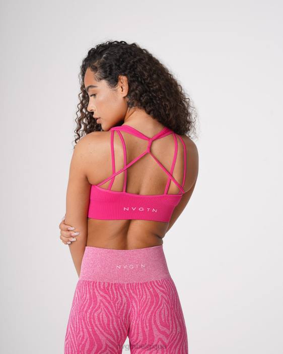 0LFV64 fuchsia aptitude NVGTN femmes soutien-gorge côtelé sans couture galaxie