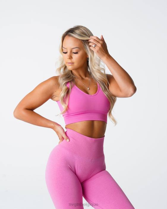 0LFV70 bubble gum rose aptitude NVGTN femmes soutien-gorge rehausseur sans couture