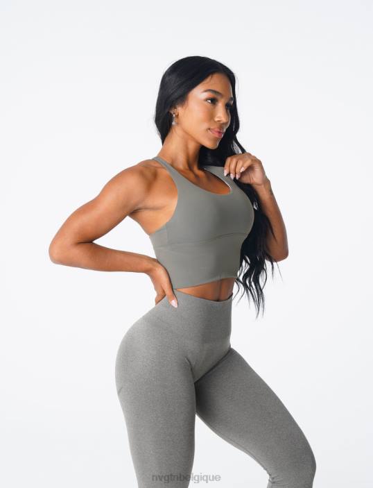 0LFV83 vert kaki aptitude NVGTN femmes haut de soutien-gorge Matrix