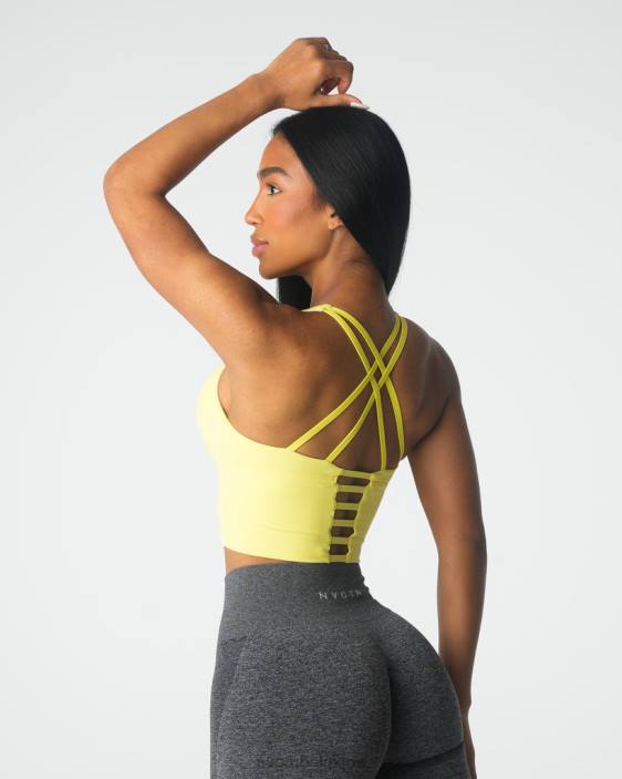 0LFV88 jaune pastel aptitude NVGTN femmes haut de soutien-gorge Matrix
