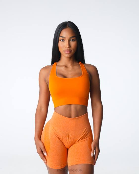 0LFV8 orange brûlée aptitude NVGTN femmes soutien-gorge sans couture prospère