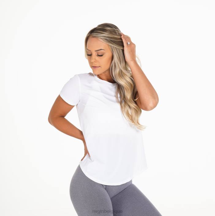 0LFV272 blanc aptitude NVGTN femmes t-shirt somptueux
