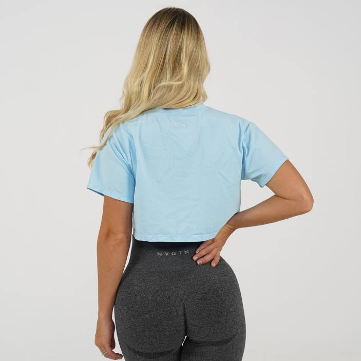 0LFV309 bleu bébé aptitude NVGTN femmes tee-shirt de tous les jours