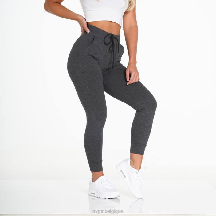 0LFV752 charbon mode de vie NVGTN femmes pantalons de jogging relaxants