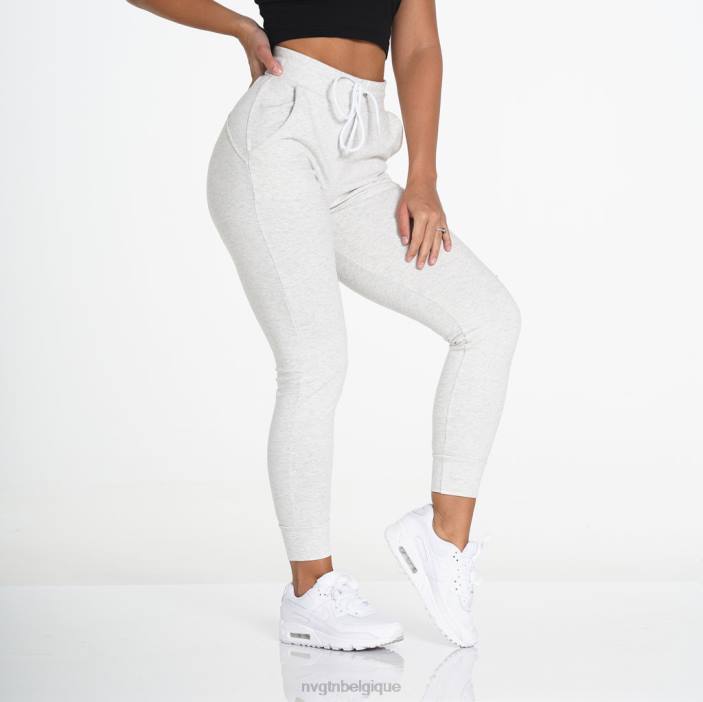 0LFV754 gris clair mode de vie NVGTN femmes pantalons de jogging relaxants