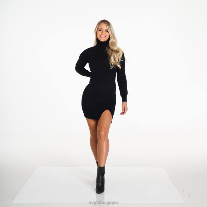 0LFV732 noir mode de vie NVGTN femmes robe pull à toi pour toujours