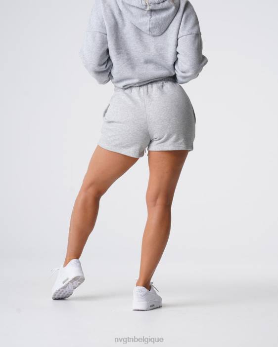 0LFV739 gris mode de vie NVGTN femmes short de détente essentiel