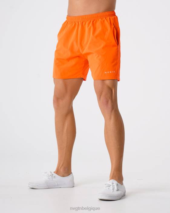 0LFV803 orange bas NVGTN Hommes short flexible