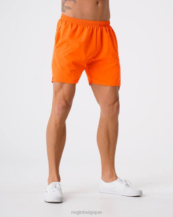 0LFV803 orange bas NVGTN Hommes short flexible