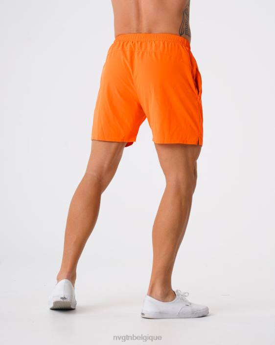 0LFV803 orange bas NVGTN Hommes short flexible