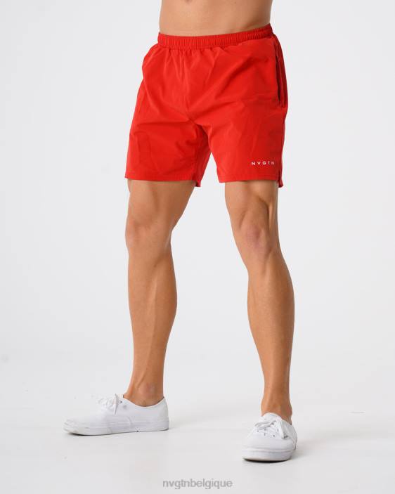 0LFV804 rouge bas NVGTN Hommes short flexible