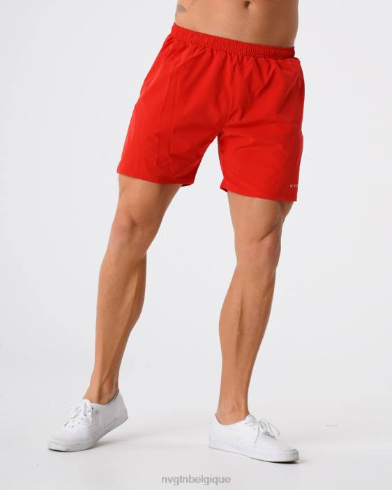 0LFV804 rouge bas NVGTN Hommes short flexible