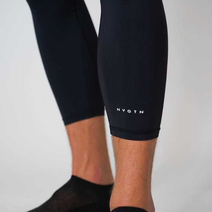 0LFV806 noir bas NVGTN Hommes pantalon de compression longueur 3/4