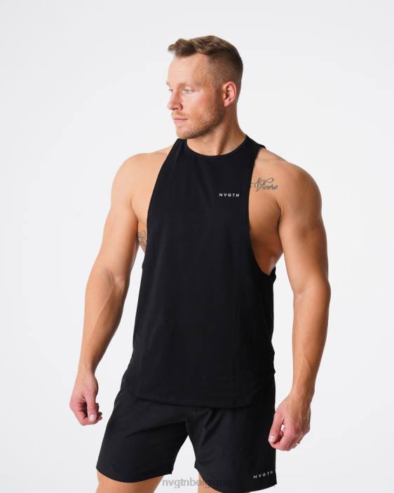 0LFV772 noir hauts NVGTN Hommes réservoir de bord d'impulsion