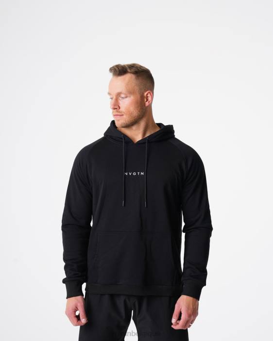 0LFV784 noir hauts NVGTN Hommes sweat à capuche détente