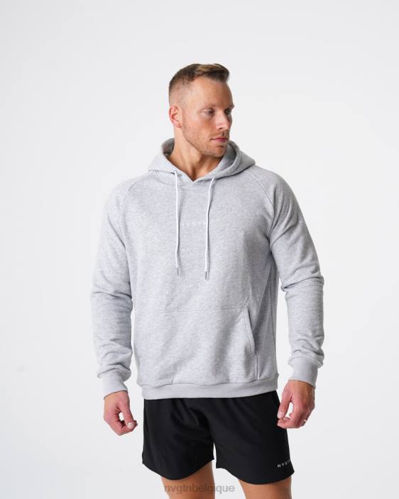 0LFV786 gris hauts NVGTN Hommes sweat à capuche détente