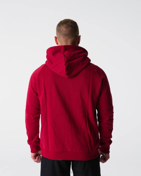 0LFV787 cramoisi hauts NVGTN Hommes sweat à capuche détente