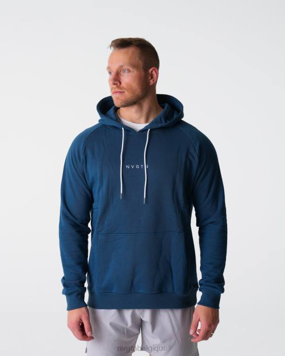 0LFV789 marine hauts NVGTN Hommes sweat à capuche détente