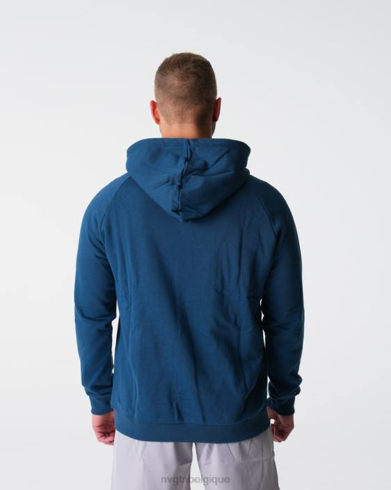 0LFV789 marine hauts NVGTN Hommes sweat à capuche détente