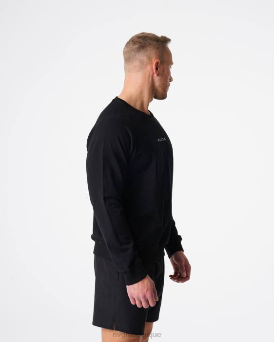 0LFV790 noir hauts NVGTN Hommes sweat-shirt à col rond