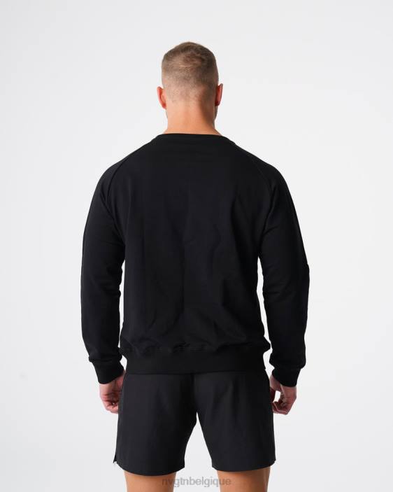 0LFV790 noir hauts NVGTN Hommes sweat-shirt à col rond