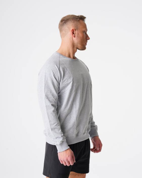 0LFV792 gris hauts NVGTN Hommes sweat-shirt à col rond