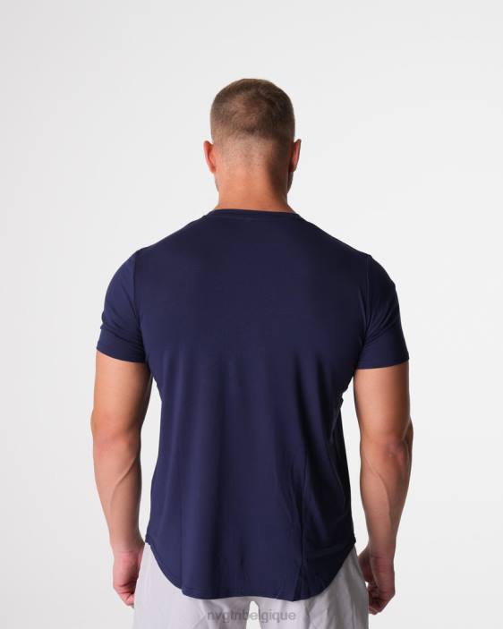 0LFV760 marine hauts NVGTN Hommes t-shirt ajusté technique