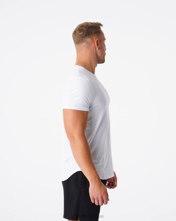 0LFV768 blanc hauts NVGTN Hommes tee-shirt ajusté à impulsion