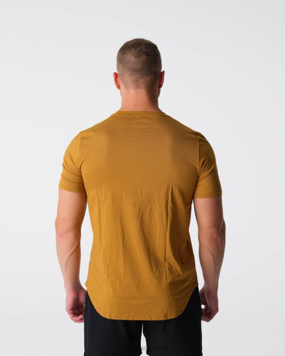 0LFV771 bronze hauts NVGTN Hommes tee-shirt ajusté à impulsion