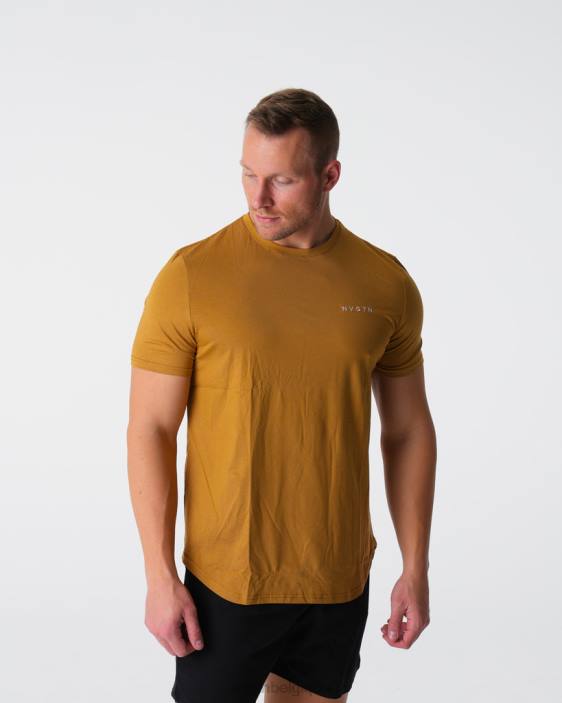 0LFV771 bronze hauts NVGTN Hommes tee-shirt ajusté à impulsion