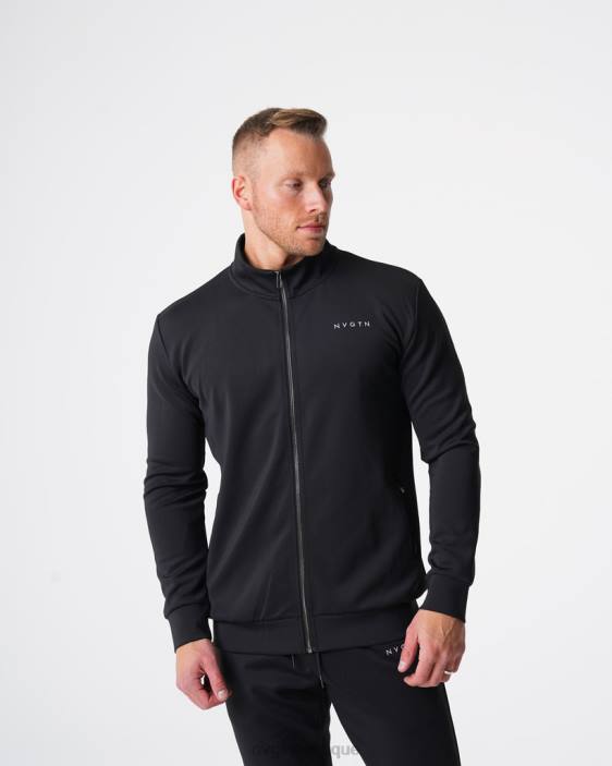 0LFV793 noir hauts NVGTN Hommes veste de survêtement