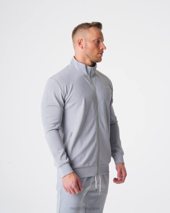 0LFV794 gris hauts NVGTN Hommes veste de survêtement