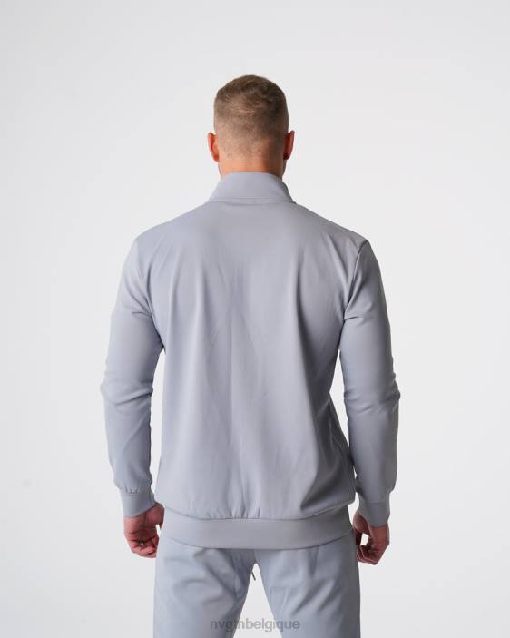 0LFV794 gris hauts NVGTN Hommes veste de survêtement